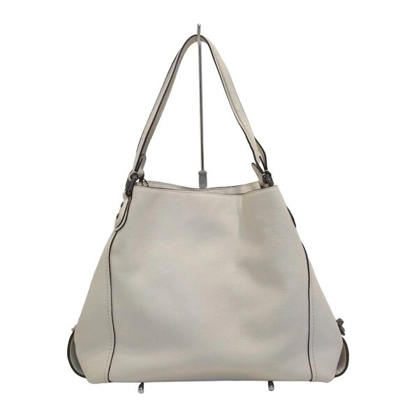 COACH Edie shoulder bag 31 polished pebble leather with star rivets 59468 - - Picture 3 of 8